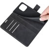 Just in Case Wallet Case Magnetic Business voor Apple iPhone 13 Pro - Zwart