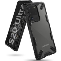 Ringke Fusion X Back Cover voor Samsung Galaxy S20 Ultra - Zwart