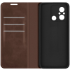 Just in Case Wallet Case Magnetic voor Xiaomi Redmi 12C - Bruin