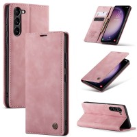 CASEME Retro Wallet Case voor Samsung Galaxy S23 Plus - Roze