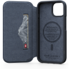 Njord byELEMENTS Genuine Echt Leren Wallet Case met MagSafe voor Apple iPhone 14 / iPhone 13 - Zwart