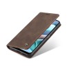 CASEME Retro Wallet Case voor Motorola Moto G41 / Moto G31 - Donkerbruin