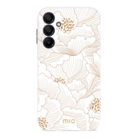 MIO Back Cover hoesje met MagSafe voor Samsung Galaxy A15 4G/5G - White Roses