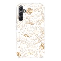MIO Back Cover hoesje met MagSafe voor Samsung Galaxy A34 - White Roses