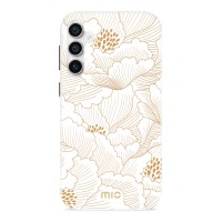 MIO Back Cover hoesje met MagSafe voor Samsung Galaxy S23 FE - White Roses