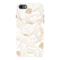 MIO Back Cover hoesje met MagSafe voor Apple iPhone SE 2022/2020 / iPhone 7/8 - White Roses