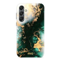 MIO Back Cover hoesje met MagSafe voor Samsung Galaxy S24 - Green Marble