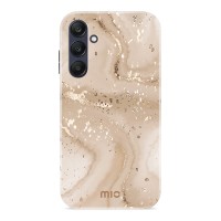 MIO Back Cover hoesje met MagSafe voor Samsung Galaxy A25 - Gold Marble