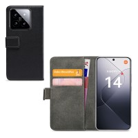 Mobilize Classic Gelly Wallet Case voor Xiaomi 14 - Zwart
