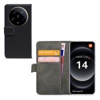 Mobilize Classic Gelly Wallet Case voor Xiaomi 14 Ultra - Zwart