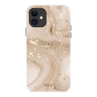 MIO Back Cover hoesje met MagSafe voor Apple iPhone 11 / iPhone XR - Gold Marble