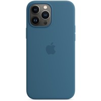 Apple Silicone Back Cover met MagSafe voor Apple iPhone 13 Pro Max - Blue Jay