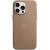 Apple FineWoven Back Cover met MagSafe voor Apple iPhone 15 Pro Max - Taupe