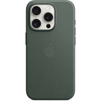 Apple FineWoven Back Cover met MagSafe voor Apple iPhone 15 Pro - Evergreen