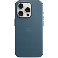 Apple FineWoven Back Cover met MagSafe voor Apple iPhone 15 Pro - Pacific Blue
