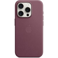 Apple FineWoven Back Cover met MagSafe voor Apple iPhone 15 Pro - Mulberry