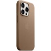 Apple FineWoven Back Cover met MagSafe voor Apple iPhone 15 Pro - Taupe