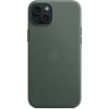 Apple FineWoven Back Cover met MagSafe voor Apple iPhone 15 Plus - Evergreen