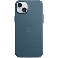 Apple FineWoven Back Cover met MagSafe voor Apple iPhone 15 Plus - Pacific Blue