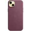 Apple FineWoven Back Cover met MagSafe voor Apple iPhone 15 Plus - Mulberry
