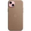Apple FineWoven Back Cover met MagSafe voor Apple iPhone 15 Plus - Taupe