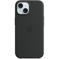 Apple Silicone Back Cover met MagSafe voor Apple iPhone 15 - Black
