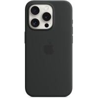 Apple Silicone Back Cover met MagSafe voor Apple iPhone 15 Pro - Black