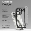Ringke Fusion X Back Cover voor Apple iPhone 15 Pro - Zwart
