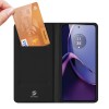 Dux Ducis Skin Pro Wallet Case voor Motorola Moto G84 - Zwart