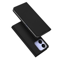 Dux Ducis Skin Pro Wallet Case voor Xiaomi Redmi 13C 4G/5G / Xiaomi Poco C65 - Zwart