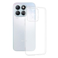 Techsuit Clear Silicone Back Cover voor HONOR X8b - Transparant