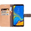 Mobiparts Saffiano Wallet Case hoesje voor Samsung Galaxy A7 2018 - Bronze