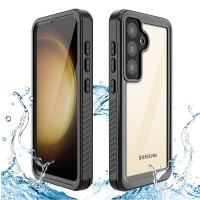 Shellbox Waterproof IP68 hoesje voor Samsung Galaxy S24 Plus - Zwart