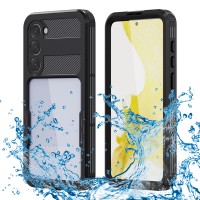 Shellbox Waterproof IP68 hoesje voor Samsung Galaxy S23 Plus - Zwart