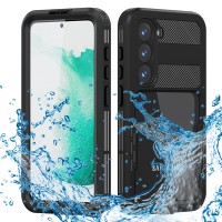 Shellbox Waterproof IP68 hoesje voor Samsung Galaxy S23 - Zwart
