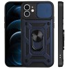 Techsuit Camshield Back Cover voor Apple iPhone 11 - Blauw