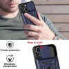 Techsuit Camshield Back Cover voor Apple iPhone 13 Pro - Blauw