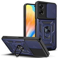 Techsuit Camshield Back Cover voor Oppo A98 - Blauw