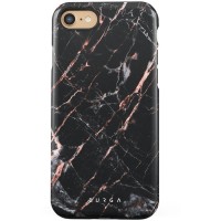 Burga Tough Back Cover hoesje voor Apple iPhone SE 2022/2020 / iPhone 7/8 - Rose Gold Marble