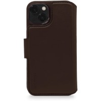 Decoded Detachable Echt Leren Wallet Case hoesje voor Apple iPhone 14 Plus - Chocolate Brown