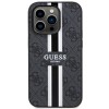 Guess 4G Printed Stripes Hard Case Back Cover met MagSafe voor Apple iPhone 14 Pro - Zwart