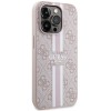 Guess 4G Printed Stripes Hard Case Back Cover met MagSafe voor Apple iPhone 14 Pro - Roze