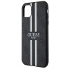 Guess 4G Printed Stripes Hard Case Back Cover met MagSafe voor Apple iPhone 11 / iPhone XR - Zwart