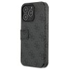 Guess 4G Big Metal Logo Wallet Case hoesje voor Apple iPhone 13 Pro Max - Grijs
