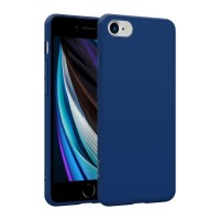 Crong Color Back Cover hoesje voor Apple iPhone SE 2022/2020 / iPhone 7/8 - Blauw