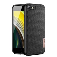 Dux Ducis Fino Back Cover hoesje voor Apple iPhone SE 2022/2020 / iPhone 7/8 - Zwart