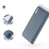Dux Ducis Hivo RFID Echt Leren Wallet Case voor Samsung Galaxy S22 Plus - Blauw