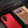 Dux Ducis Hivo RFID Echt Leren Wallet Case voor Samsung Galaxy S23 Plus - Zwart
