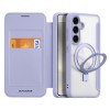 Dux Ducis Skin X Pro Kickstand Wallet Case hoesje met MagSafe voor Samsung Galaxy S24 - Paars