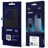 3MK Hardy Back Cover met MagSafe voor Apple iPhone 15 Pro Max - Grijs